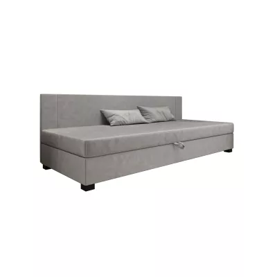 Čalúnená jednolôžková posteľ 100x195 ARIADNA BIZ 1 - svetlo šedá