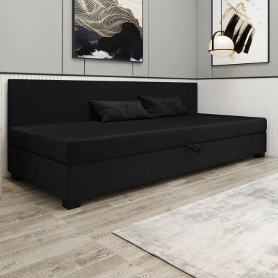 Čalúnená jednolôžková posteľ 100x195 ARIADNA BIZ 1 - grafitová