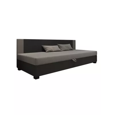 Čalúnená jednolôžková posteľ 80x195 ARIADNA BIZ 2 - šedá / svetlo šedá