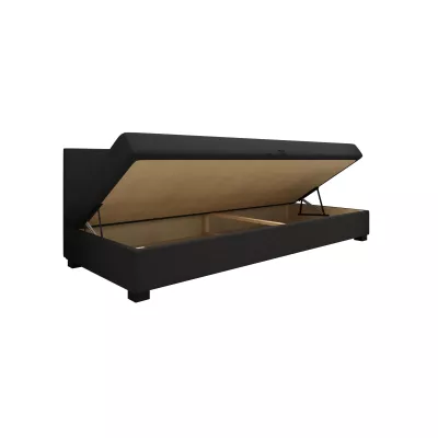 Čalúnená jednolôžková posteľ 90x195 ARIADNA BIZ 2 - zelená