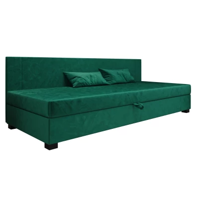 Čalúnená jednolôžková posteľ 100x195 ARIADNA BIZ 2 - zelená