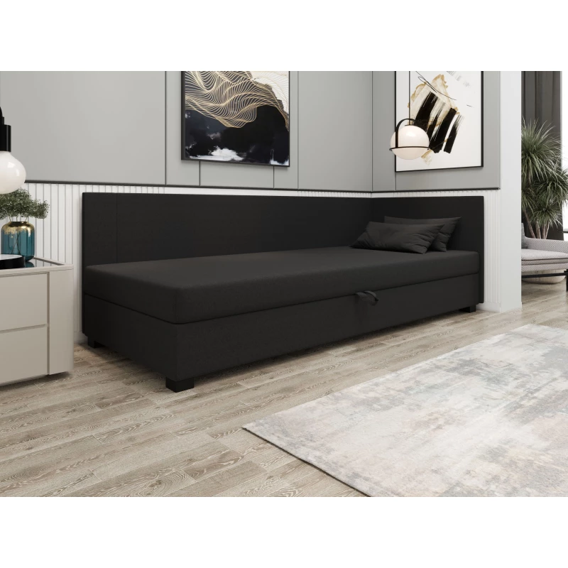 Čalúnená jednolôžková posteľ 90x195 ARIADNA PLUS 1 - šedá