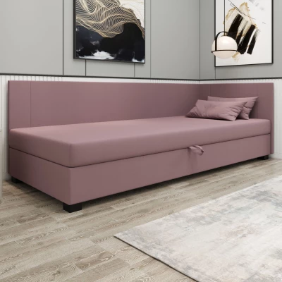 Čalúnená jednolôžková posteľ 80x195 ARIADNA PLUS 1 - ružová