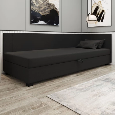 Čalúnená jednolôžková posteľ 100x195 ARIADNA PLUS 2 - šedá