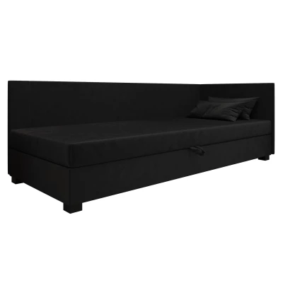 Čalúnená jednolôžková posteľ 110x195 ARIADNA PLUS 2 - grafitová