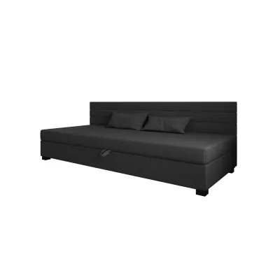 Čalúnená posteľ 80x195 KASANDRA BIZ 1 s úložným priestorom - šedá