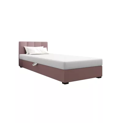 Jednolôžková posteľ 110x195 MANKA 1 - ružová / biela