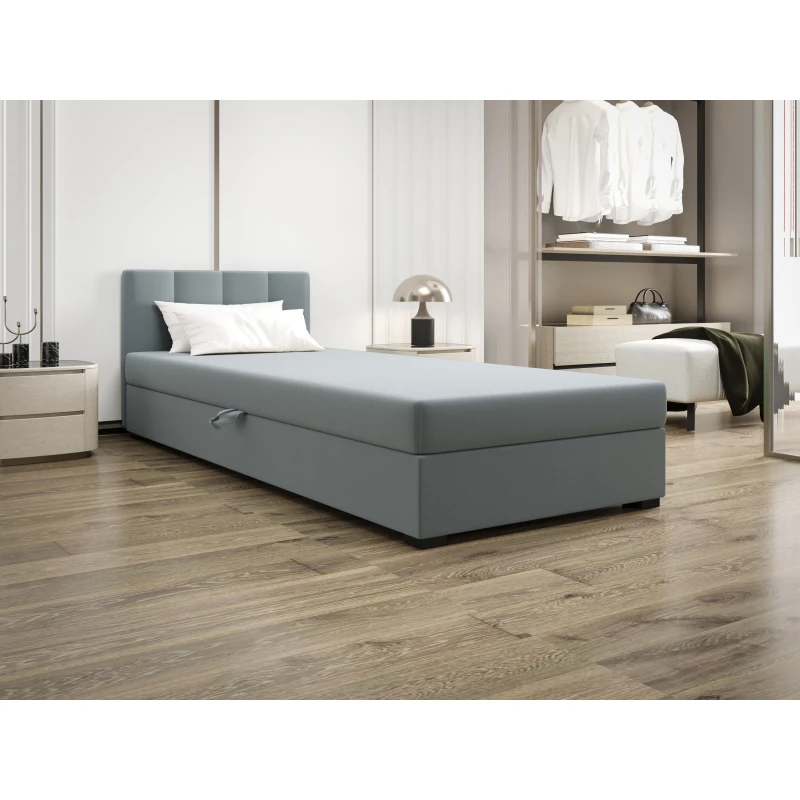 Jednolôžková posteľ 80x195 MANKA 1 - modrošedá