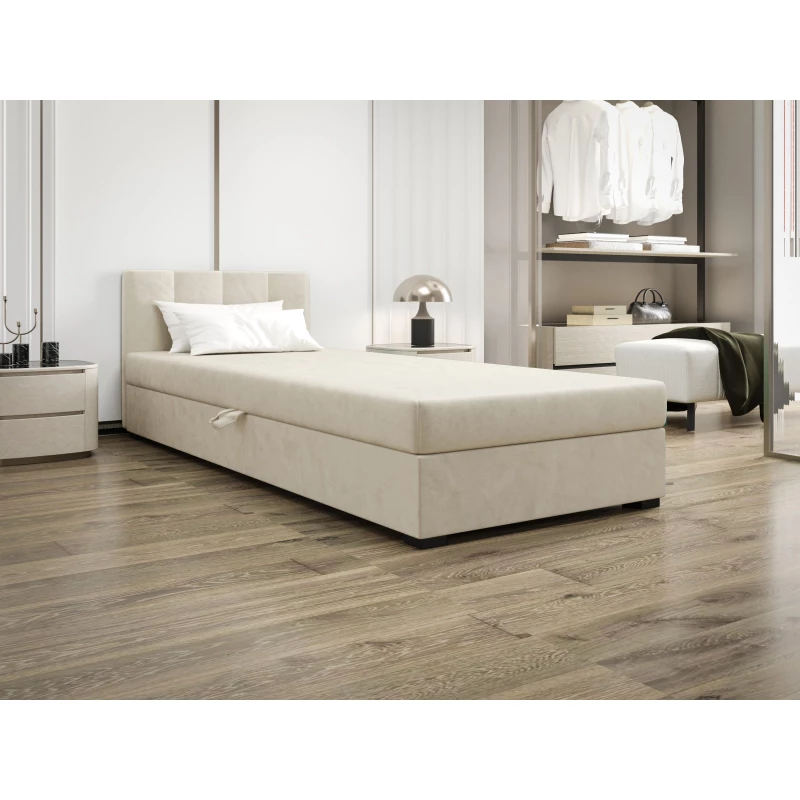 Jednolôžková posteľ 90x195 MANKA 1 - ecru