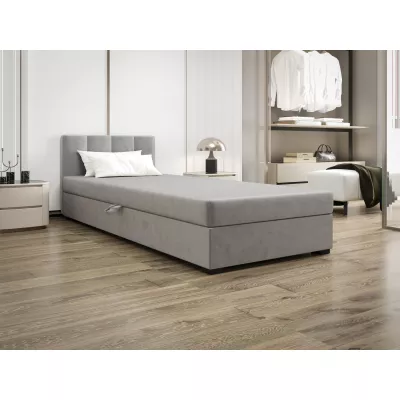 Jednolôžková posteľ 100x195 MANKA 1 - svetlo šedá