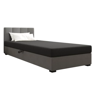 Jednolôžková posteľ 110x195 MANKA 2 - šedá / svetlo šedá