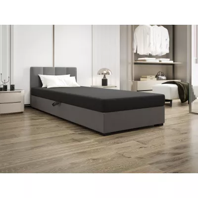 Jednolôžková posteľ 120x195 MANKA 2 - šedá / svetlo šedá