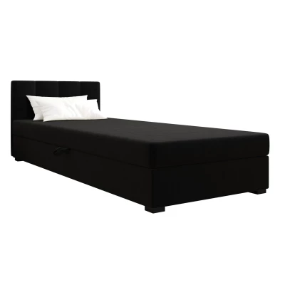 Jednolôžková posteľ 80x195 MANKA 2 - čierna