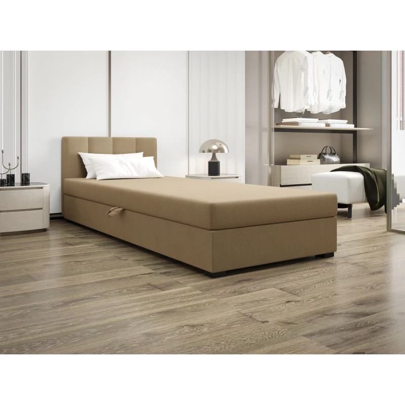 Jednolôžková posteľ 100x195 MANKA 2 - hnedá