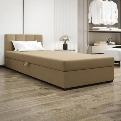 Jednolôžková posteľ 110x195 MANKA 2 - hnedá