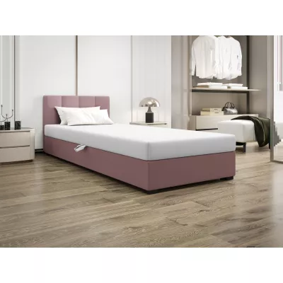 Jednolôžková posteľ 100x195 MANKA 2 - ružová / biela