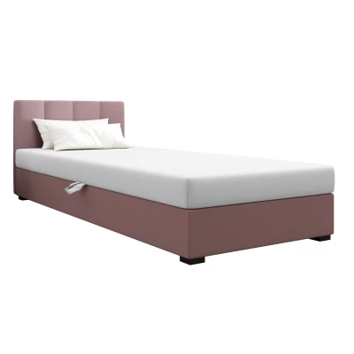 Jednolôžková posteľ 110x195 MANKA 2 - ružová / biela