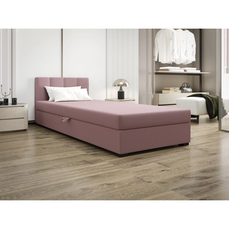 Jednolôžková posteľ 100x195 MANKA 2 - ružová