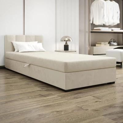 Jednolôžková posteľ 90x195 MANKA 2 - ecru