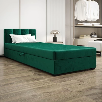 Jednolôžková posteľ 110x195 MANKA 2 - zelená