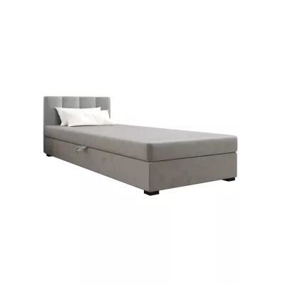 Jednolôžková posteľ 110x195 MANKA 2 - svetlo šedá