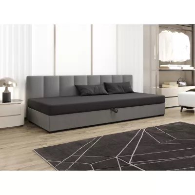 Jednolôžková posteľ 80x195 MANKA BIZ 1 - šedá / svetlo šedá