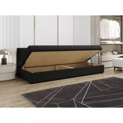 Jednolôžková posteľ 80x195 MANKA BIZ 1 - čierna