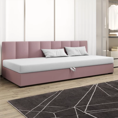 Jednolôžková posteľ 80x195 MANKA BIZ 1 - ružová / biela