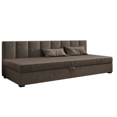 Jednolôžková posteľ 100x195 MANKA BIZ 1 - tmavo hnedá