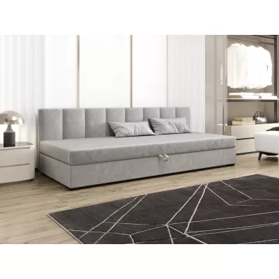 Jednolôžková posteľ 80x195 MANKA BIZ 1 - svetlo šedá