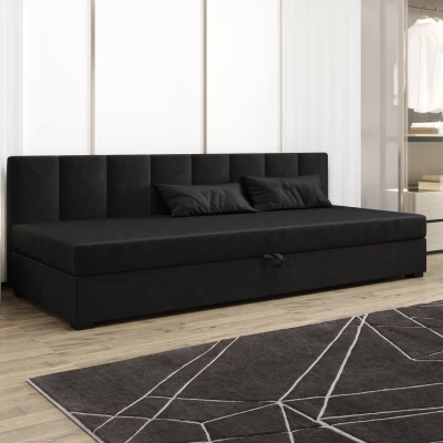 Jednolôžková posteľ 110x195 MANKA BIZ 1 - grafitová