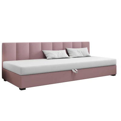 Jednolôžková posteľ 100x195 MANKA BIZ 2 - ružová / biela