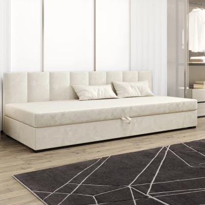 Jednolôžková posteľ 100x195 MANKA BIZ 2 - ecru
