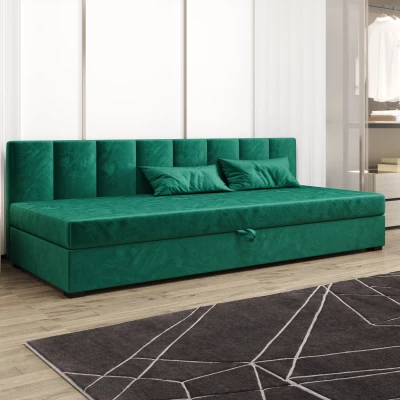 Jednolôžková posteľ 90x195 MANKA BIZ 2 - zelená