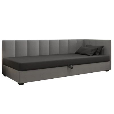 Jednolôžková posteľ 80x195 MANKA PLUS 1 - šedá / svetlo šedá