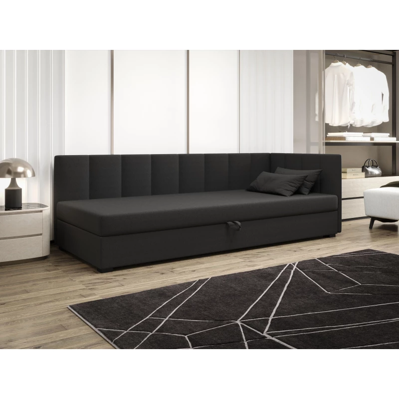 Jednolôžková posteľ 90x195 MANKA PLUS 1 - šedá