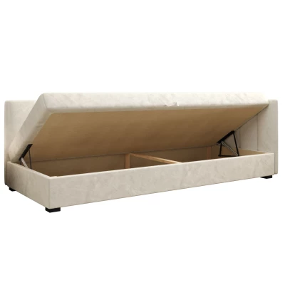 Jednolôžková posteľ 100x195 MANKA PLUS 1 - čierna