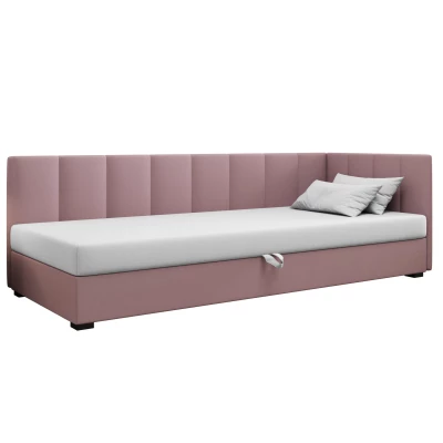 Jednolôžková posteľ 100x195 MANKA PLUS 1 - ružová / biela