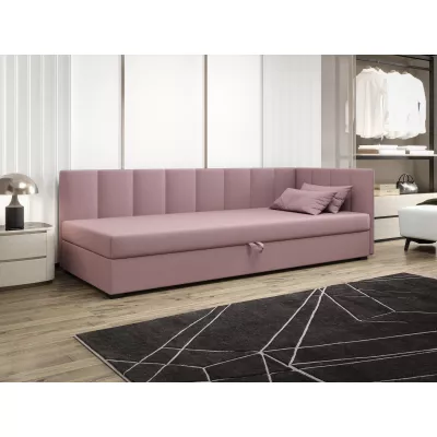 Jednolôžková posteľ 90x195 MANKA PLUS 1 - ružová