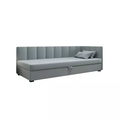 Jednolôžková posteľ 90x195 MANKA PLUS 1 - modrošedá