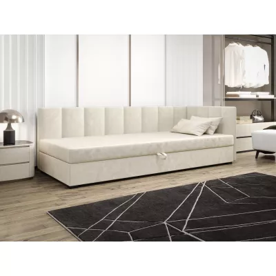 Jednolôžková posteľ 90x195 MANKA PLUS 1 - ecru