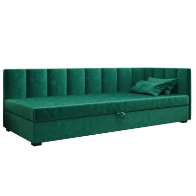 Jednolôžková posteľ 80x195 MANKA PLUS 1 - zelená