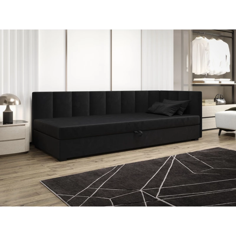 Jednolôžková posteľ 80x195 MANKA PLUS 1 - grafitová