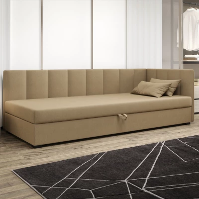 Jednolôžková posteľ 80x195 MANKA PLUS 2 - hnedá