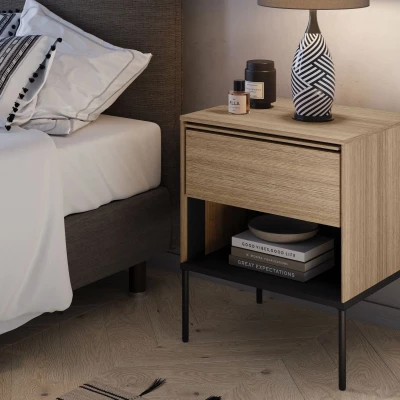 Nočný stolík ANACORTES - dub