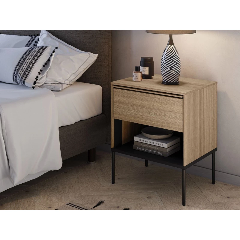 Nočný stolík ANACORTES - dub