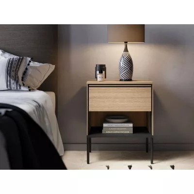 Nočný stolík ANACORTES - dub