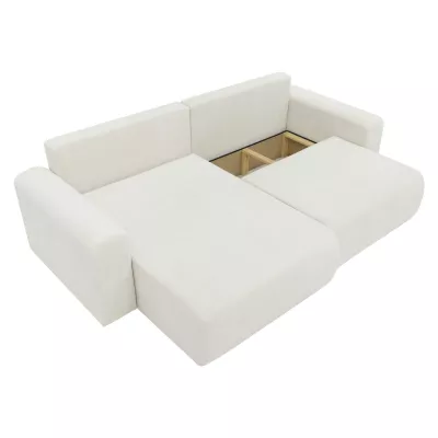 Rozkladacia rohová sedačka s úložným priestorom YAKIMA - indická ružová