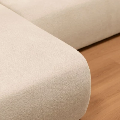 Rozkladacia rohová sedačka s úložným priestorom YAKIMA - tehlová