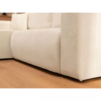 Rozkladacia rohová sedačka s úložným priestorom YAKIMA - oceľová šedá